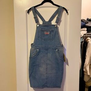 NWT Levi Denim Overall Skirt